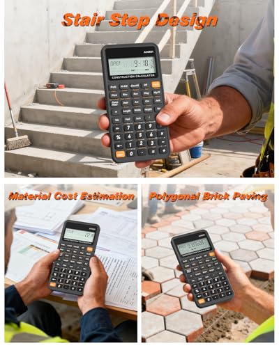 ROATEE Construction Calculator Industrial & Scientific Engineer Calculator - color: Gray