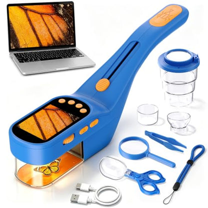 Bug Catcher for Kids, Handheld Science Kit for Age 4-12 Years Old Boys - color: Blue