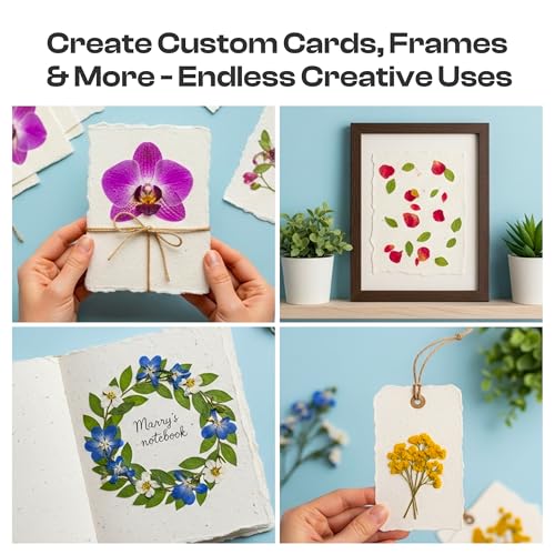Caydo 3 Pieces Paper Making Frame Kit, Papermaking Mould and Deckle with Mesh - style: A5 A6 A7
