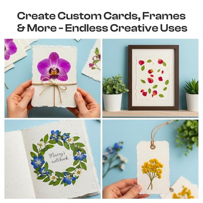 Caydo 3 Pieces Paper Making Frame Kit, Papermaking Mould and Deckle with Mesh - style: A5 A6 A7