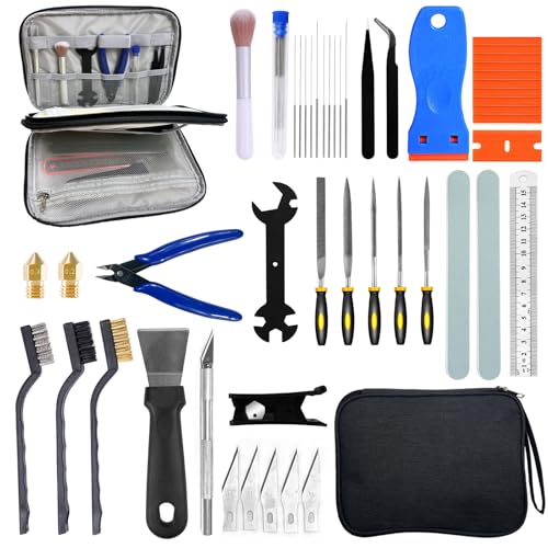 3D Printer Tools Kit, 49Pcs 3D Printing Tool Set for FDM & SLA Printers - size: Medium