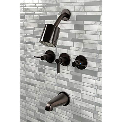Kingston KBX8135NDL Tub and Shower Faucet, Oil Rubbed Bronze - color: Oil Rubbed Bronze