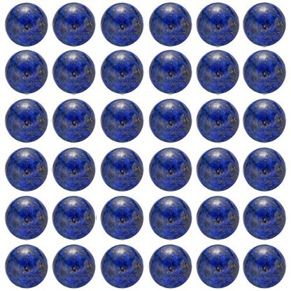 Natural Stone Beads 100pcs 6mm Lapis Lazuli Round Genuine Real Stone Beading Loose Gemstone Hole Size 1mm DIY Charm Smooth Beads for Bracelet Necklace Earrings Jewelry Making (Lapis Lazuli Blue, 6mm) - color: Lapis Lazuli Blue, size: 6mm