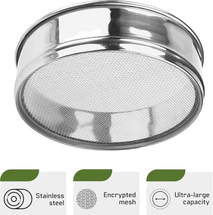 6'' Stainless Steel Sprouting Tray Round – 3-Tier Seed Gardening Planter Tray for Microgreens Broccoli Sprouts Growing Kit Microgreens Tray Germination - size: 3-Tier, 6"