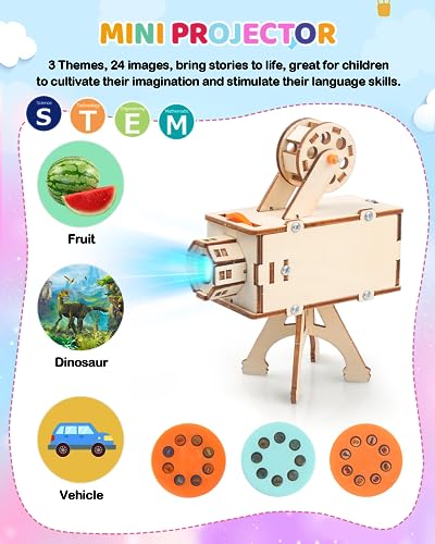 11 Set STEM Kits for Kids 8-10-12, Science Crafts Building Kits, Toys for Ages 8-13, Gifts for 8 9 10 11 12 13 Year Old Boys and Girls, Wooden 3D Puzzles, Educational Projects