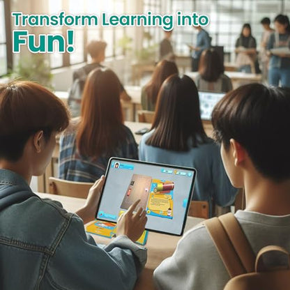 STEM Circuits Learning Kit for Kids | Hands-On Electronics Projects with Augmented Reality Educational Flashcards | Homeschool & Classroom Science Activity with Learning App