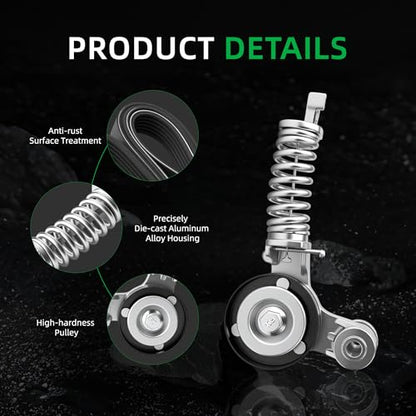Belt Tensioner and Serpentine Belt Kit #38344 - size: for Encore/Trax/Sonic 2013-2018