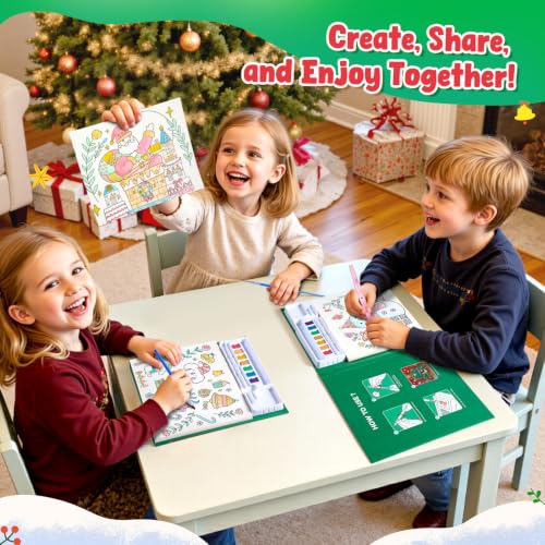 JoyCat Paint with Water Coloring Books for Toddlers (Christmas) - style: Christmas
