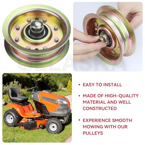 GELASKA 532173901 156493 Pulley for Husqvarna 46" YTH180 YTH2046 Mowers - color: A20 1x173901