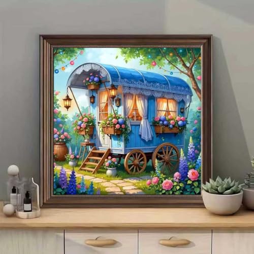 Diamond Art Kits for Adults,Round Drill Diamond Painting Kits 14 x 14 Inch - color: SH191
