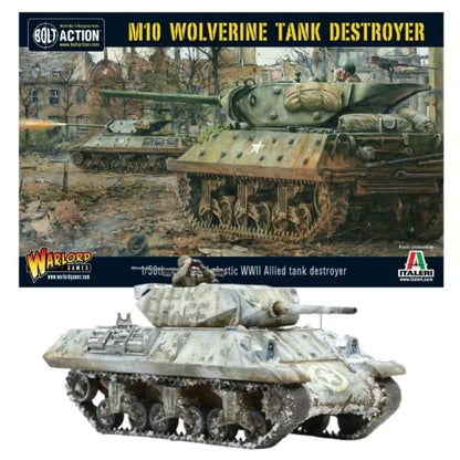Wargames Delivered - Warlord Games: Bolt Action - M10 Wolverine Tank Destroyer, World War 2 Miniatures, 28mm Scale Army Tank Model for Miniature Wargaming - color: M10 Wolverine Tank Destroyer