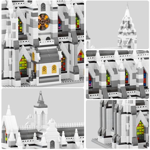Miniature Building Blocks Cologne Cathedral Model Set (3598 Pieces) - Building Toys, Suitable for Adults as Gifts - style: Cologne Cathedral Model