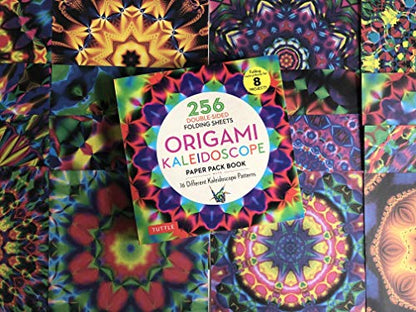 Origami Kaleidoscope Paper Pack Book: 256 Double-Sided Folding Sheets (Includes Instructions for 8 Models)