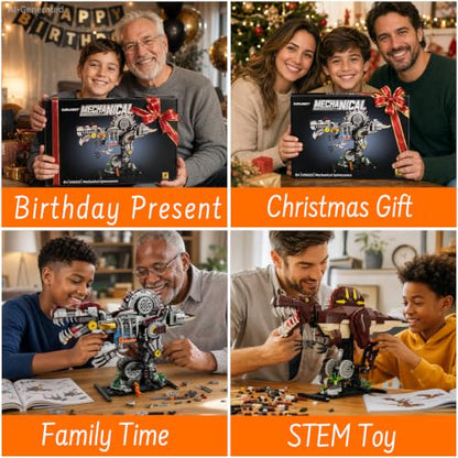 Mechanical Spinosaurus Dinosaur Building Set with Lights for Boys - color: Spinosaurus