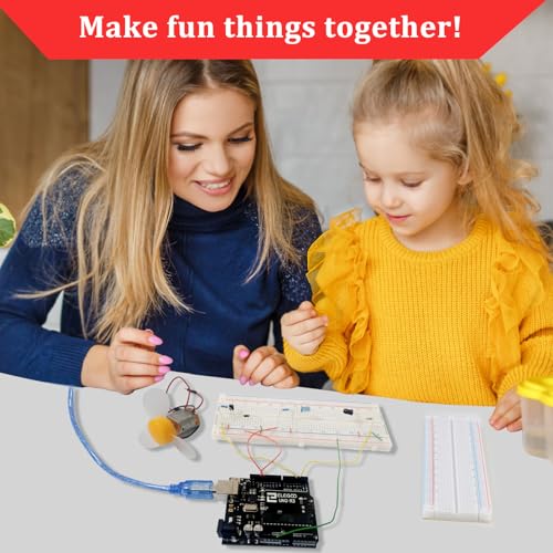 Rindion Breadboard, 6PCS Bread Board, Breadboard Kit Includes 2PCS 830 Point + 4PCS 400 Point, Power Distribution Connection Block for Arduino, Proto Shield and Prototype Shield