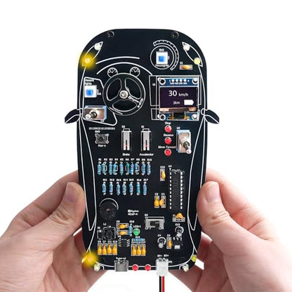 MIOYOOW Car Driving Simulator Soldering Practice Kit for Students and Teens