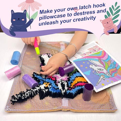Cute Owl Latch Hook Kits for Adults Kids Beginners Birds Latch Hook Rug Kit Animals Pre-Printed Hook and Latch Carpet Making Kits Cross-stitch DIY Wall Hanging Crochet Set 20x15 In. Craft Gift - color: Moon Owl Rug