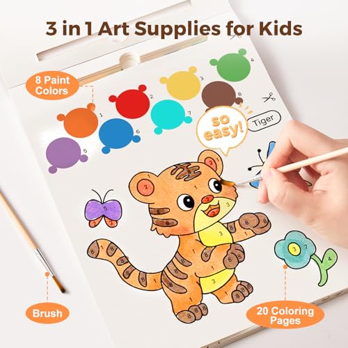 Jar Melo Paint with Water Books for Toddlers, Animals - style: Animals