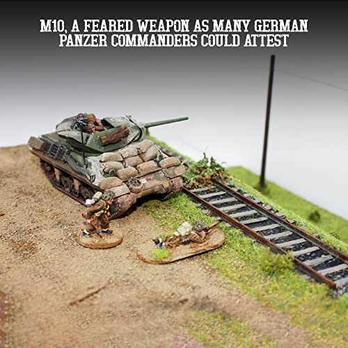 Wargames Delivered - Warlord Games: Bolt Action - M10 Wolverine Tank Destroyer, World War 2 Miniatures, 28mm Scale Army Tank Model for Miniature Wargaming - color: M10 Wolverine Tank Destroyer