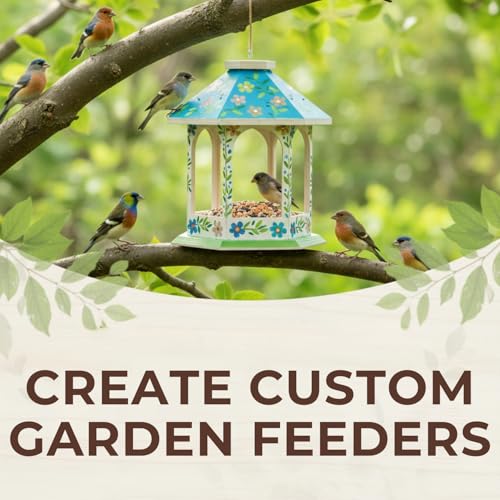 Fun Express DIY Unfinished Wood Gazebo Bird Feeders - Makes 2