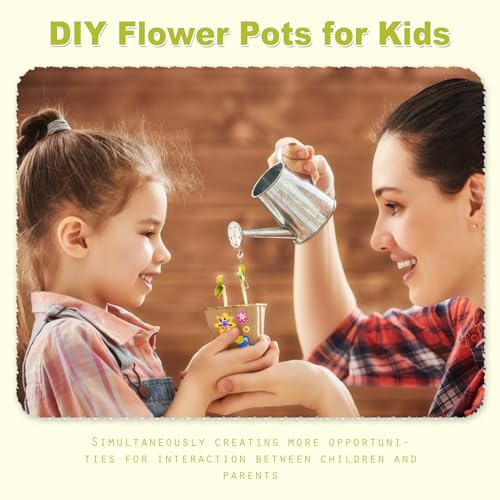 Garden Paper Pot Craft Kit, 40 sets Seed Starter, Spring Summer Kids DIY