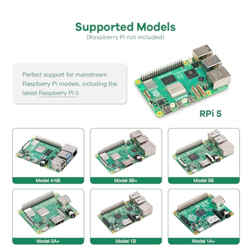 LAFVIN Super Starter Kit for Raspberry Pi 5/4/4B/3B/3B+,Python C Java Scratch,with Tutorial Beginner Kit