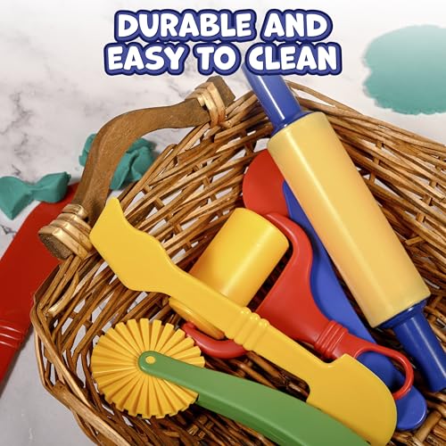 Ready 2 Learn Dough Tools, Set of 6 Play Dough Accessories