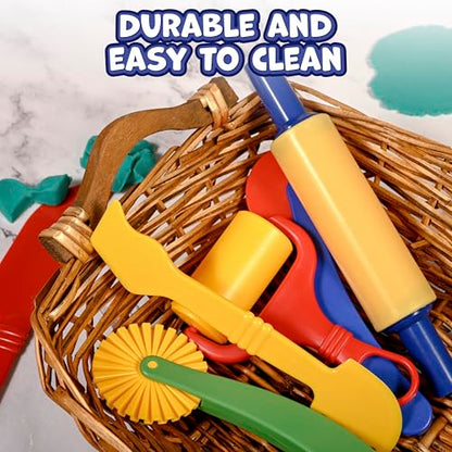Ready 2 Learn Dough Tools, Set of 6 Play Dough Accessories