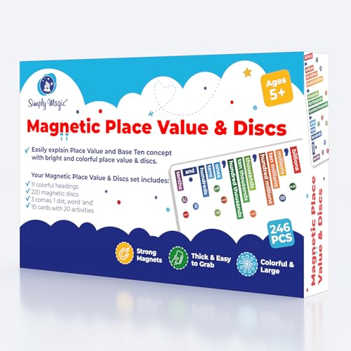 246 PCS Display Magnetic Place Value & Discs Set - Simply Magic