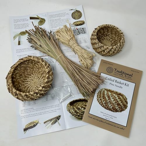 Coiled Pine Needle Basket Weaving Kit