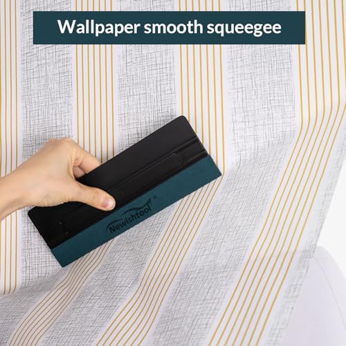 NEWISHTOOL 3 Pcs Vinyl Wrap Squeegee Different Size Felt Squeegee for Vinyl - color: 3 Pcs-black