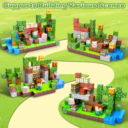 150PCS Magnetic Blocks - 0.8" Magnetic Building Blocks for Kids - style: 150Pcs