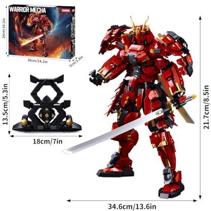 CSNRHG Double Knife Flow Samurai mech Robot Model Building Blocks Toy Set - color: Double Knife Flow