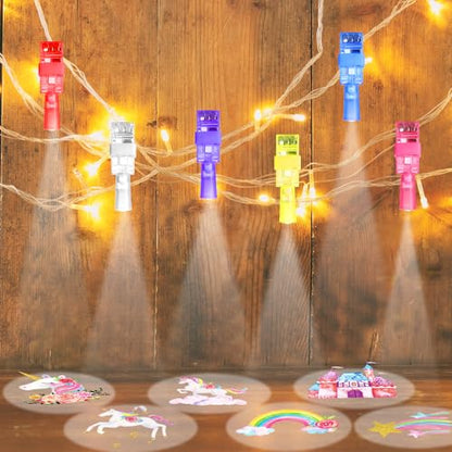 CHUNNIN 36 Pcs Unicorn LED Finger Lights Glow in Dark Party Favors - style: Unicorn