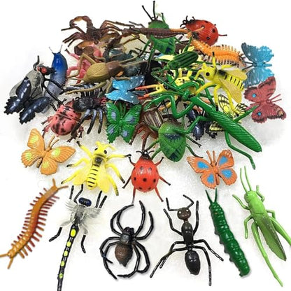 Fake Plastic Bug Insects Toys for Kids/Toddlers, Halloween Party Favors