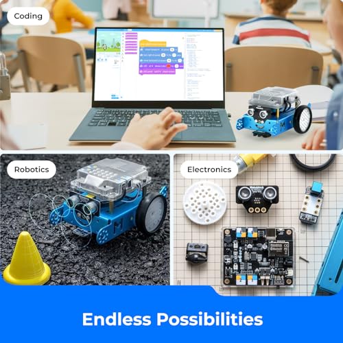 Makeblock mBot Arduino Robot Kit with Scratch Coding Box for Kids Ages 8-12 - size: mBot Coding Box
