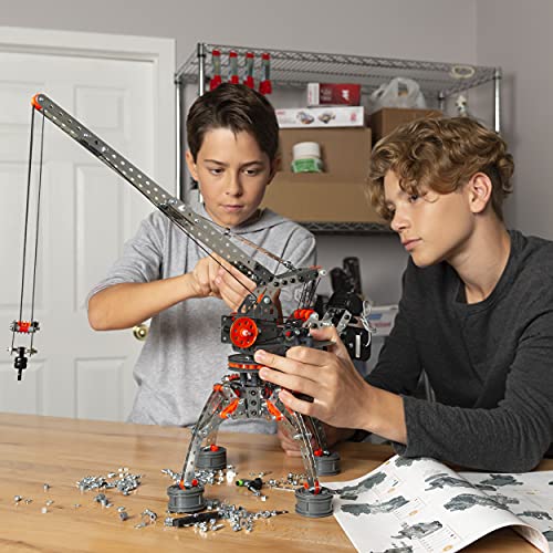 MECCANO, Super Construction 25-in-1 Motorized Building Set, STEAM Education Toy, 638 Parts, for Ages 10+