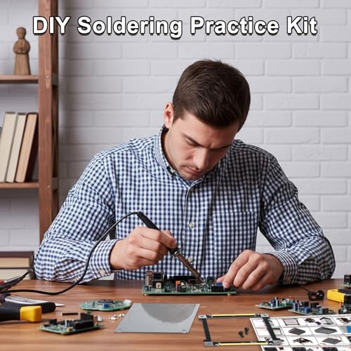 DIY LED Night Light Soldering Kit, 3D Mirror Cube Soldering Project Desk Decor with Adjustable Light Modes, Electronics STEM Present for Gamers and Makers