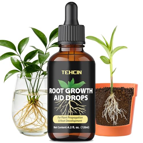 Root Drops - Liquid Rooting Hormone for Cuttings, Fast Propagation Drops for Stronger Roots & Less Shock, Works in Water, Soil, LECA & Moss for Pothos, Monstera & All Indoor Houseplants