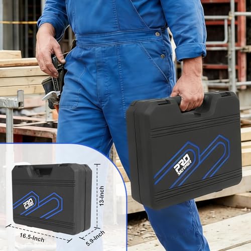 Prostormer 269-Piece Tool Set, Complete Home Tool Kit, Blue - color: Blue