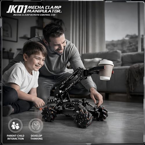 Robotic Arm & Robot Kits for Kids, Diophso STEM RC Car Engineering Building Set, DIY Toys for Boys Ages 8-14, Remote Control Science Educational Gifts