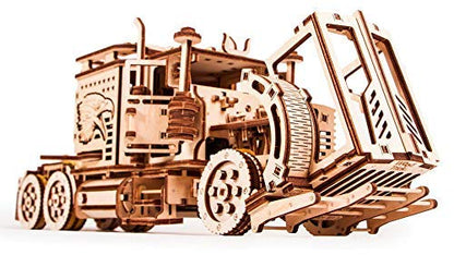 Wood Trick Big Rig Truck 3D Wooden Puzzles for Adults to Build