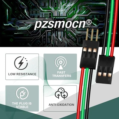 15 Sets / 75 Pcs for Dupont 2.54mm 3-Pin Male-Female Connector Kit - size: 3-Pin, style: Female to Male