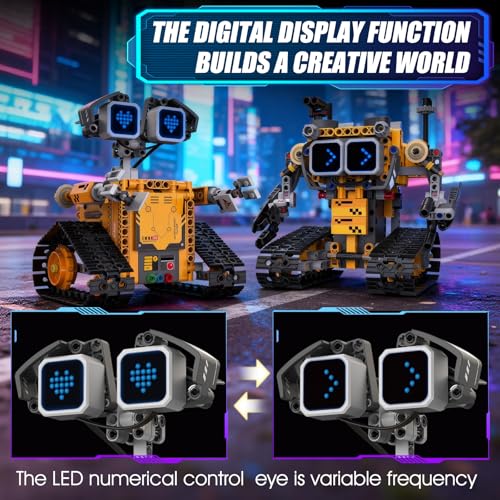 STEM Robotics Kit for Kids 8-12, APP & Remote Control Robot Building Kits