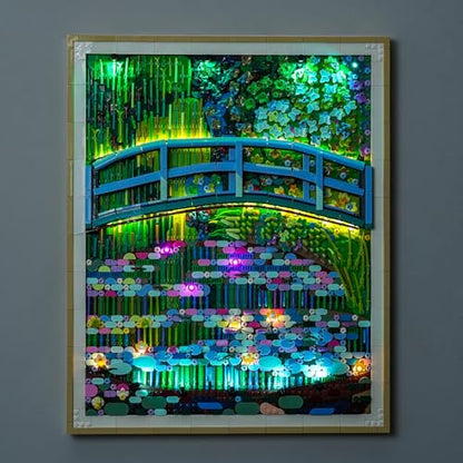 LocoLee Light kit Compatible with Lego 31220 Claude Monet – Bridge Over a Pond of Water Lilies - No Actual Model Only Lights, LED Lighting Compatible with Lego 31220 Monet (RC Version) - style: RC Version