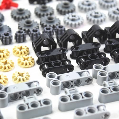 510 Pcs Technical Block Technical Parts Pieces Sets Liftarm Beams Bricks Bulk Axles Pins Panels Frame Beams Connectors MOC Buildings Compatible with Major Brands Toys for Boys Adults - style: MA520