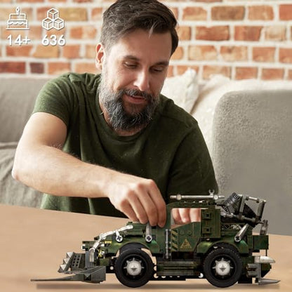 HIGH GODO Technic Car Building Blocks Set for Adults, 1465 Pieces 1:14 Super Sports Car Model Building Kits, Racing Car Collectible Gifts for Men Teenagers Boys Aged 12+ - color: Green