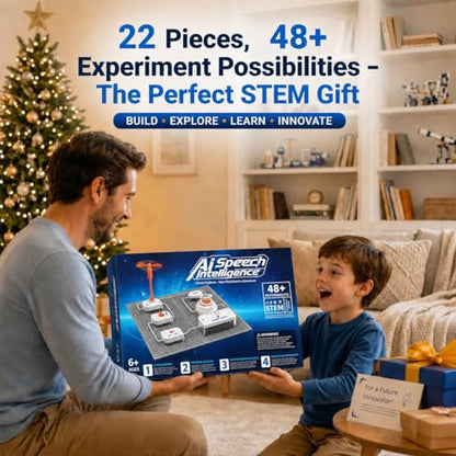 STEM Science Kit for Kids, Electronics Circuit Exploration Toy, 22 PCS - size: Small - 48+ Projects