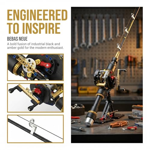Fishing Rod Building Block Set 589+ Pcs STEM Hobby Decor Model Toy - color: Deluxe Edition: 589 Pieces