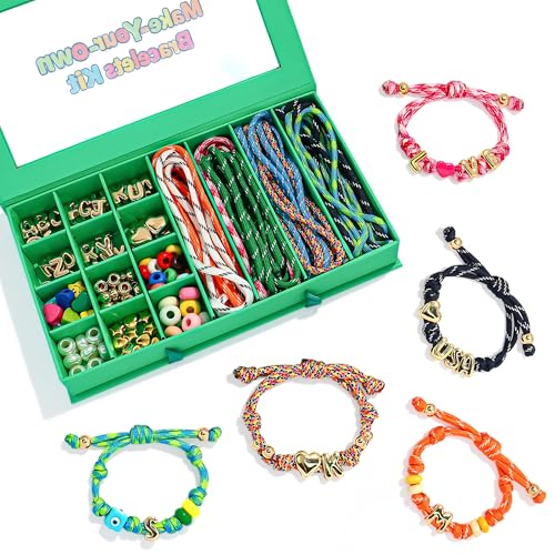 RepaTime DIY Bracelet Making Kit for Women with Alphabet Beads - color: Bead Kit-E